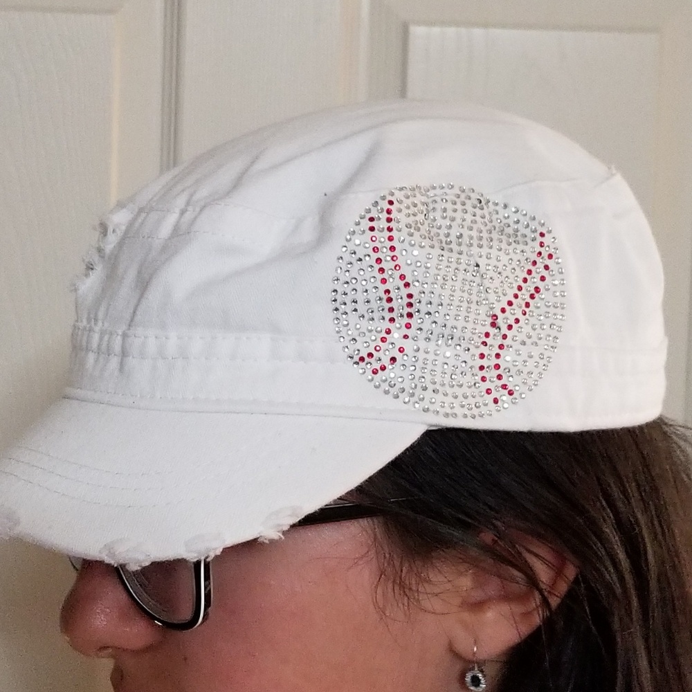 Destroyed Military Baseball Cap